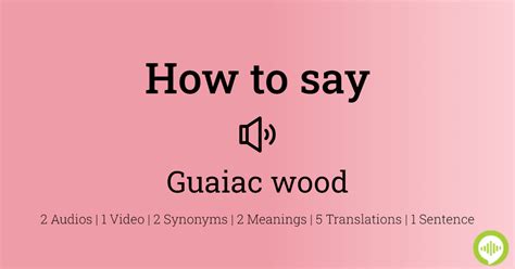 how to say guaiac.